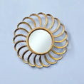 Load image into Gallery viewer, Round Mexico Wind Mirror Gold
