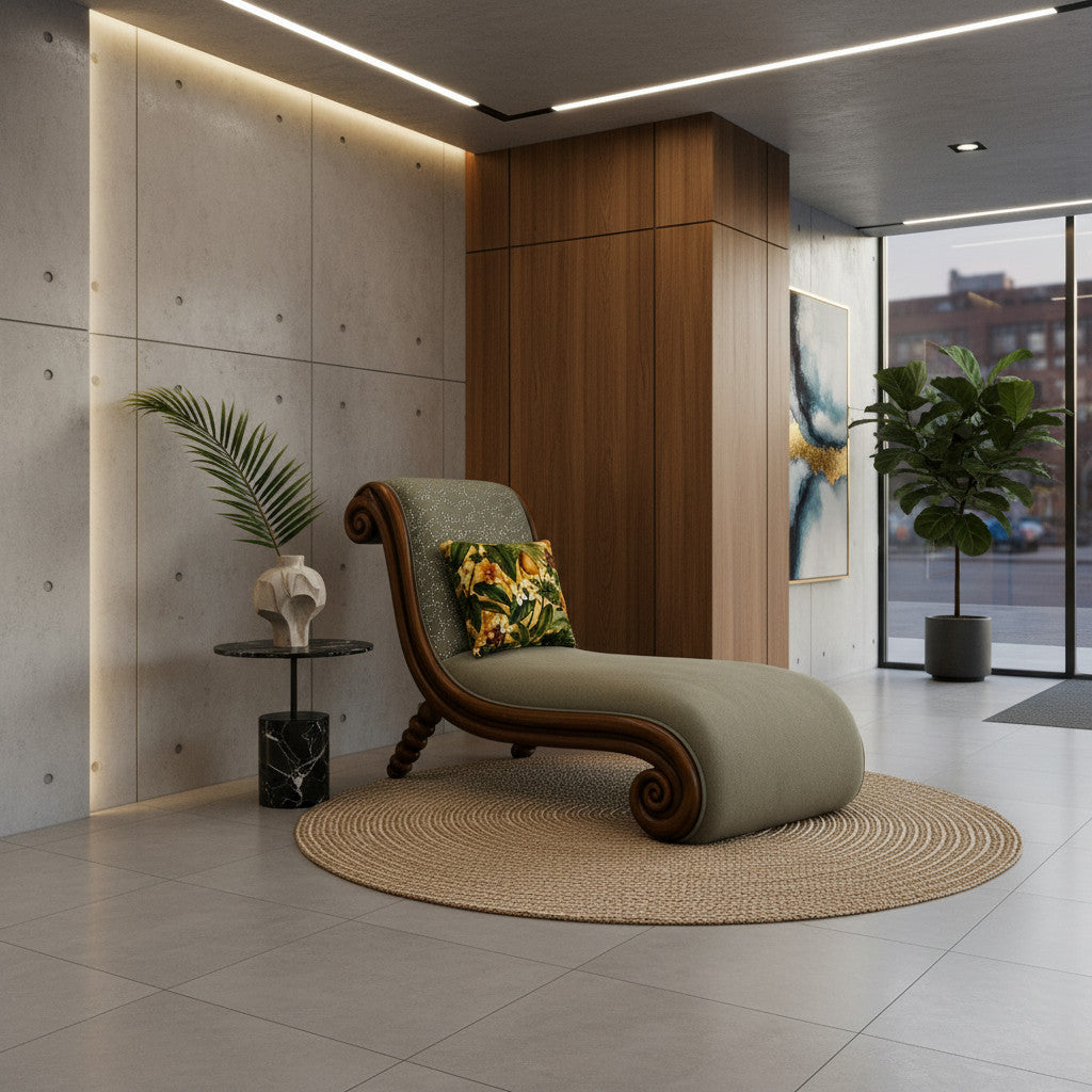 Nyamuk Lounger| Lounge Chair Upholstered