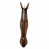 Golden Wave Tribal Wall Mask