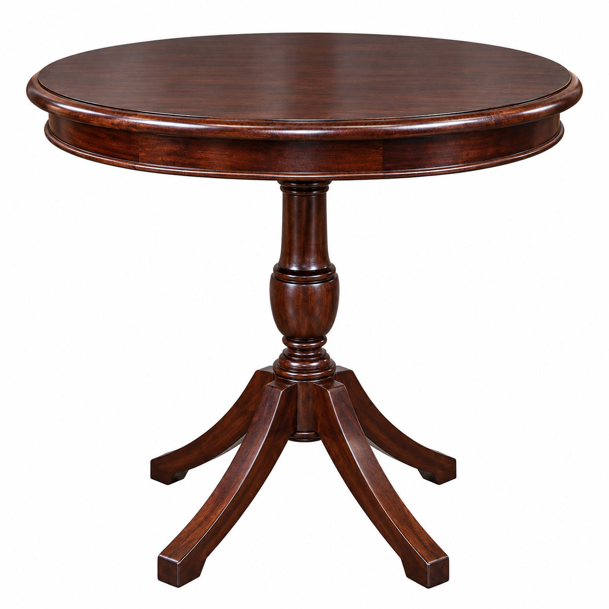 Classic Mahogany Round Pedestal Table