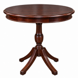 Classic Mahogany Round Pedestal Table