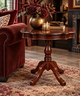 Classic Scalloped Side Table