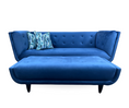 Load image into Gallery viewer, Couch Retro with Ottoman | Royal Blue
