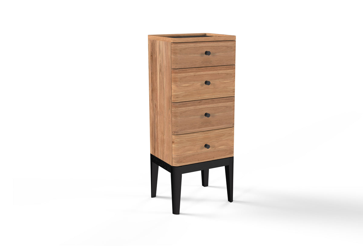 Drawer Lemon Tree 4 Drawer Dresser | Natural 103x45x37cm – Yellow Lemon Tree