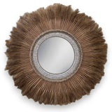 Natural Mirror | Woven, Beaded