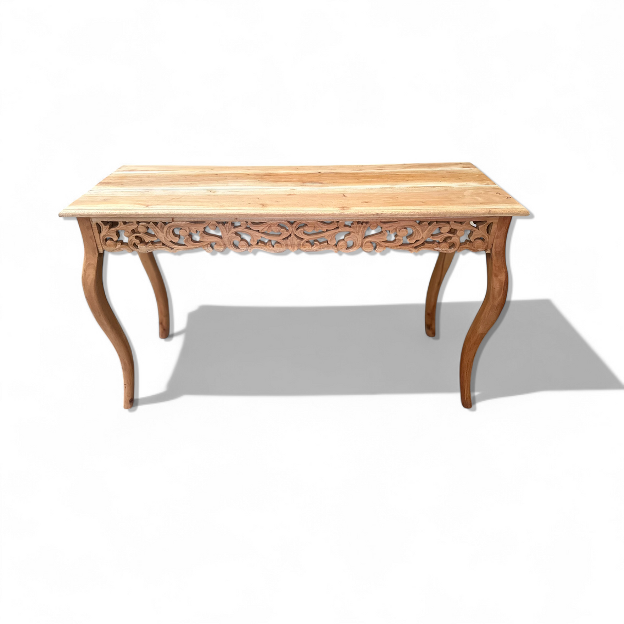 WOODEN CONSOLE TABLE | Natural Finish