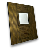 BROWN Small Rectangular MIRROR