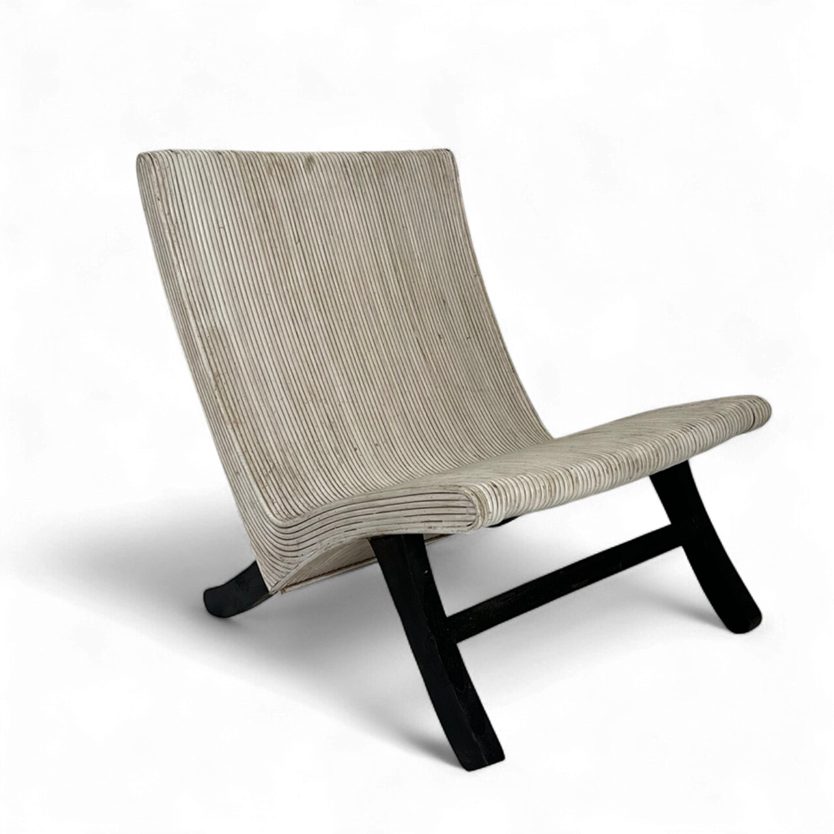 RATTAN CHAIR | WHITE WASH