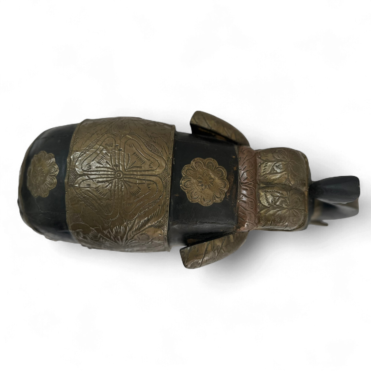 Wooden Elephant Crafted Decoration