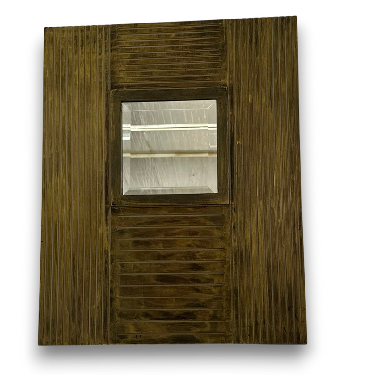 BROWN Small Rectangular MIRROR