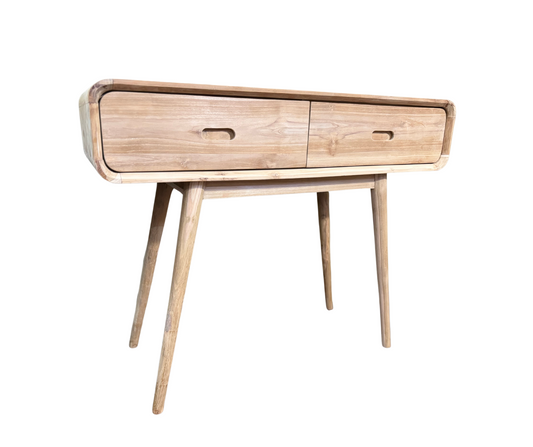 Retro 2 Drawer Console | Natural