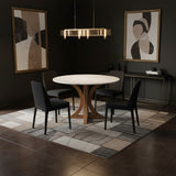 Curved Dining Table Leg Only | Natural Teak