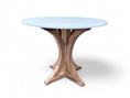 Load image into Gallery viewer, Curved Dining Table Leg Only | Natural Teak
