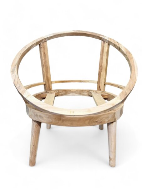 Egg Chair| Dining Chair Wooden Frame