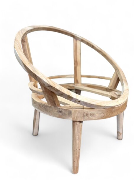 Egg Chair| Dining Chair Wooden Frame