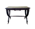 Load image into Gallery viewer, Scissor Writing Table | Dark Wood
