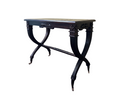 Load image into Gallery viewer, Scissor Writing Table | Dark Wood
