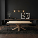 Cross Dining Table 2m | Natural