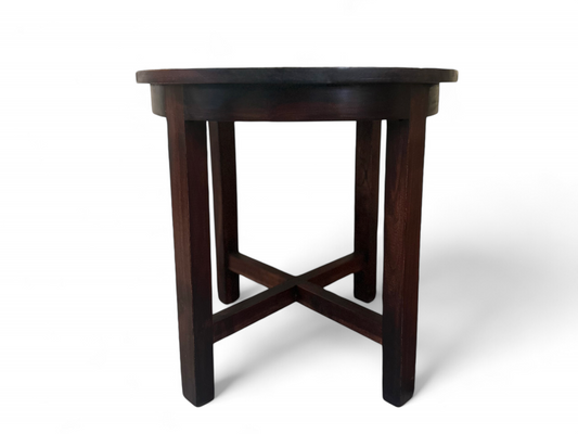 Straigh Leg Side Table | Dark Brown 83x40x40