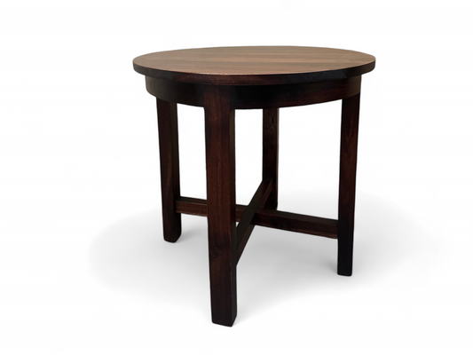 Straigh Leg Side Table | Dark Brown 83x40x40