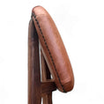 Load image into Gallery viewer, Kursi Robot Natural Wooden Dining Chair | Genuine Leather, Brandy
