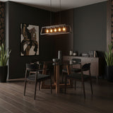 Model Cross Dining Table 4-6 Seater | Acacia Wood Exc Glass