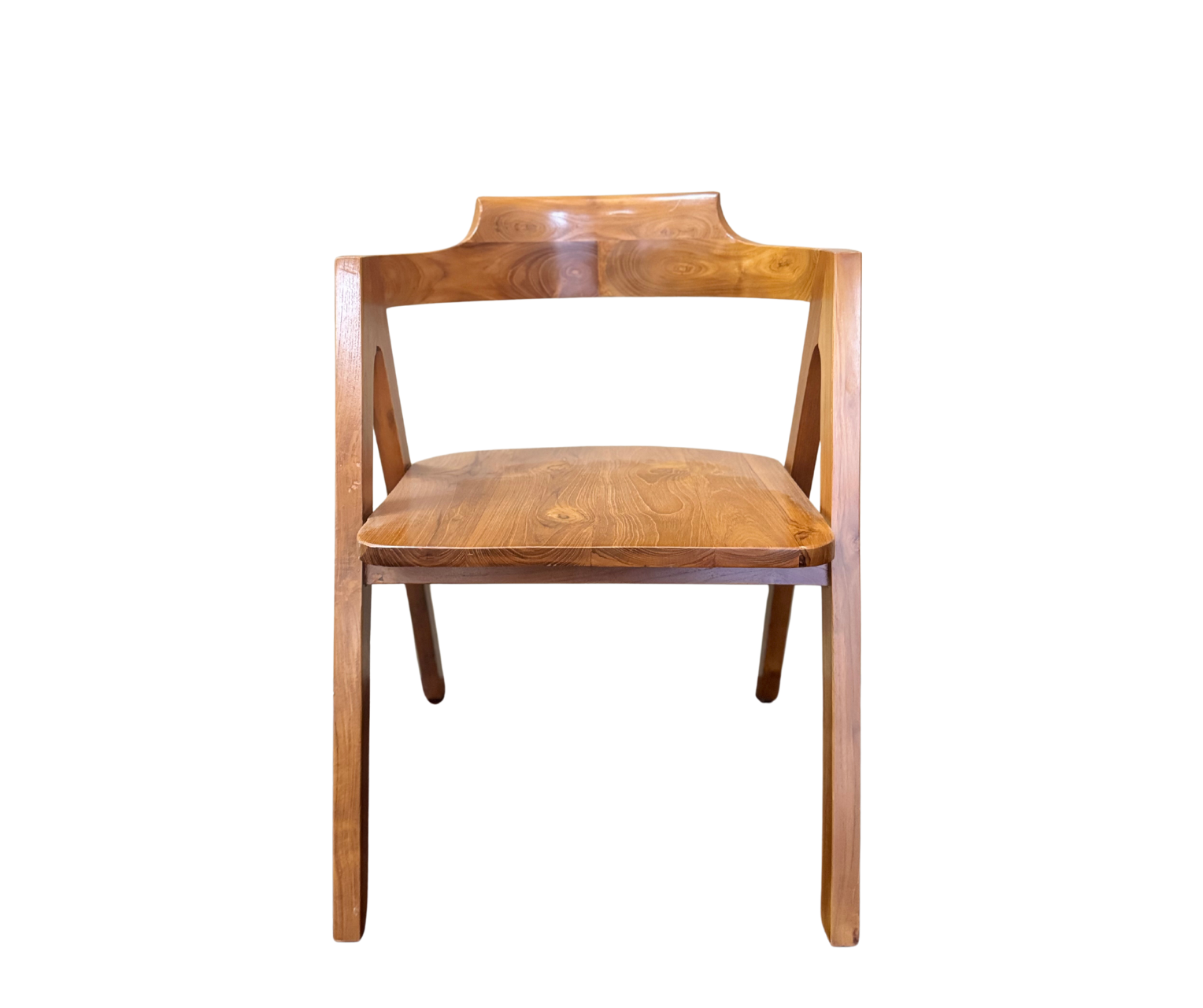 Wooden Chair Square Seat | Natural