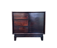 Load image into Gallery viewer, Sideboard 3 Drawer, 1 Door | Dark Wood 100x49.5x90
