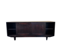 Load image into Gallery viewer, Sliding Door TV Unit | Dark Wood 150cm
