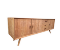 Load image into Gallery viewer, Retro TV & Plasma Stand 3 Door | Natural Teak
