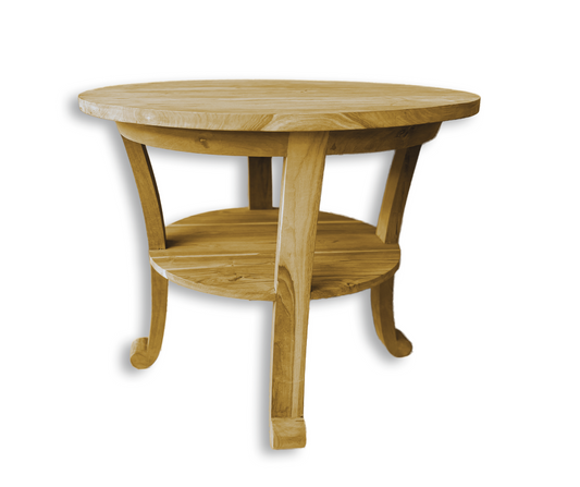 Curled Feet Side Table | Natural 74x38x38cm