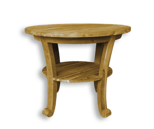 Curled Feet Side Table | Natural 74x38x38cm