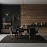 1m Wide Dining Table |Dark Wood 2 or 4 Seater
