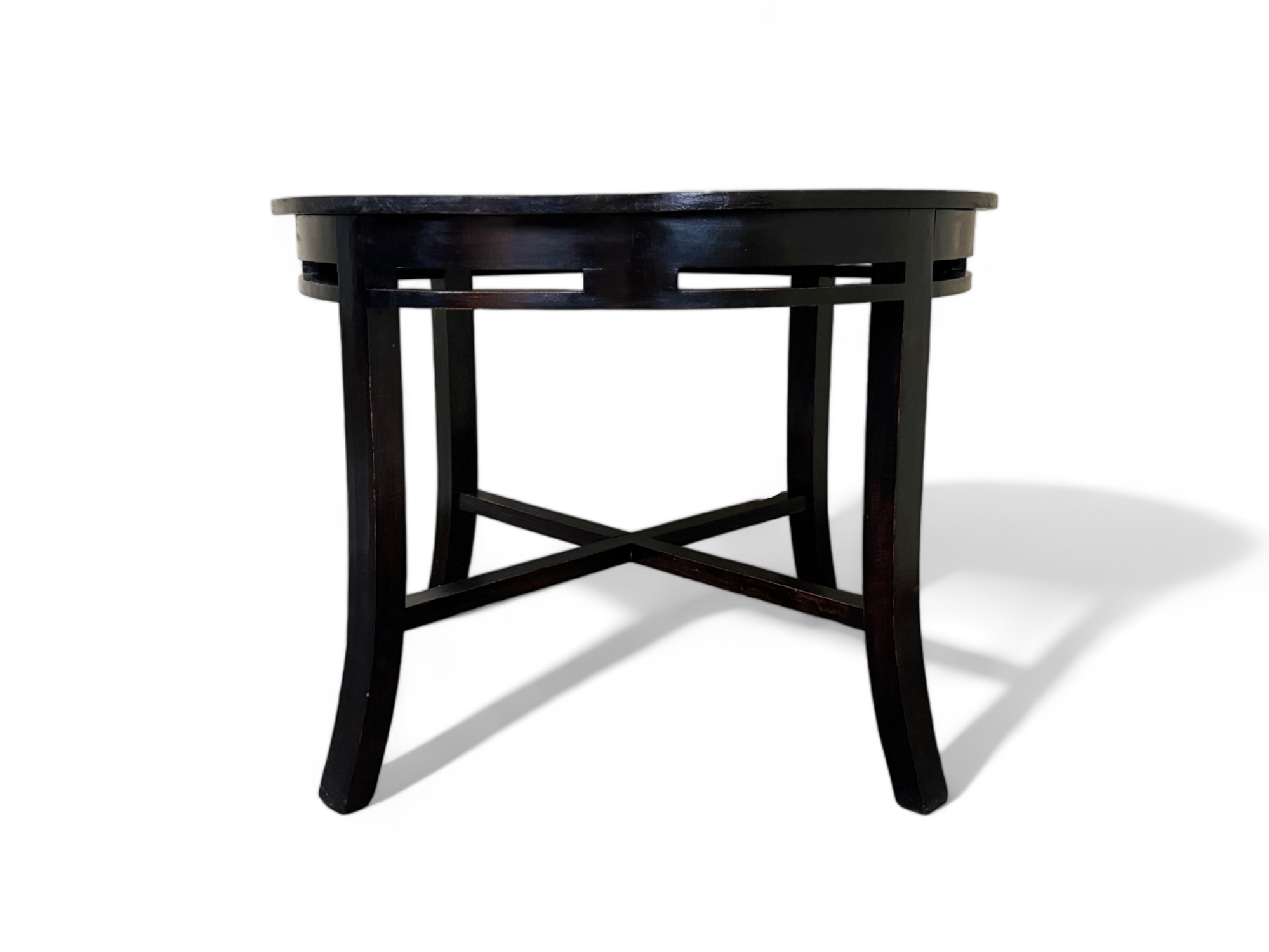 1m Wide Dining Table |Dark Wood 2 or 4 Seater