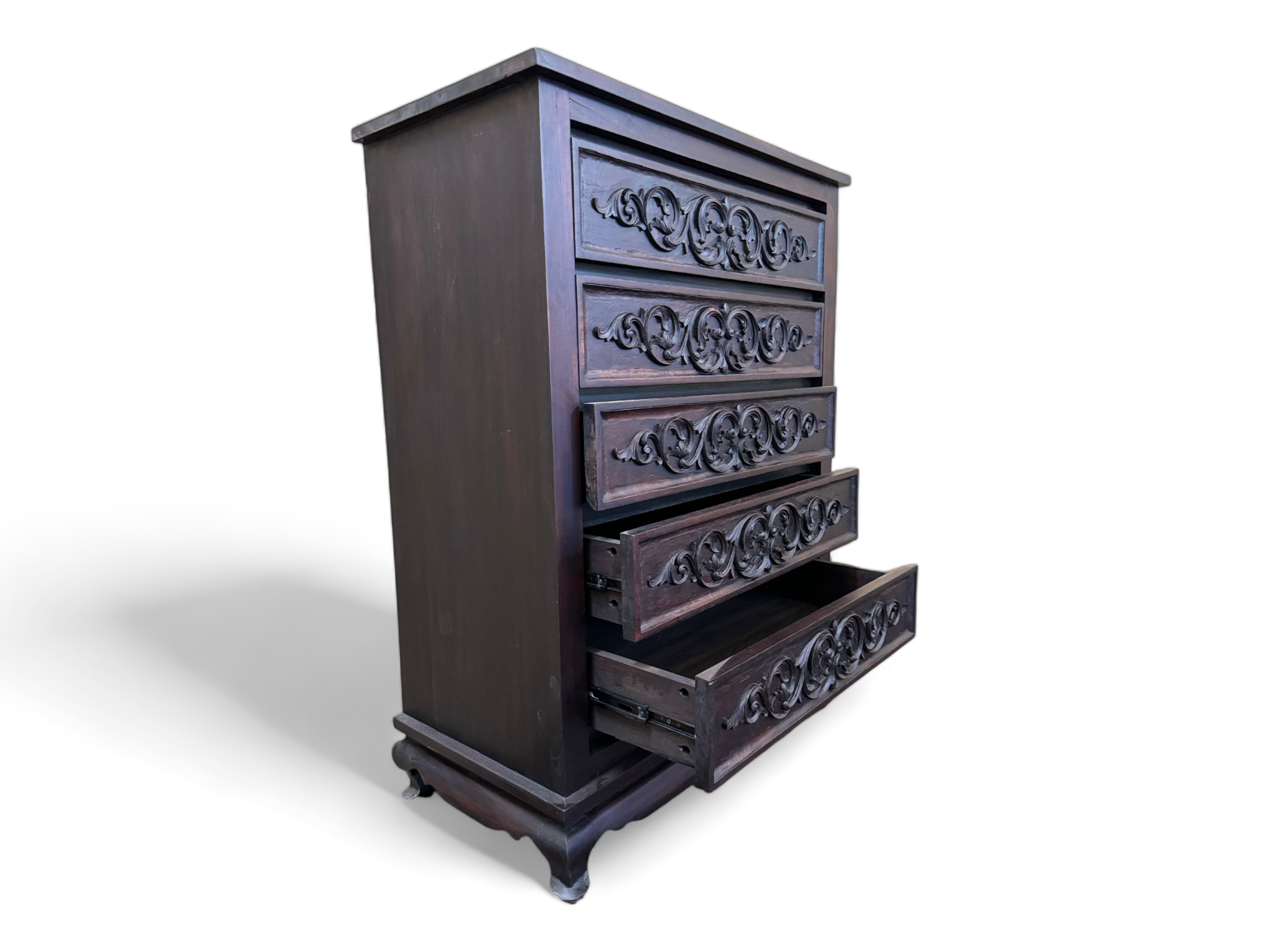 DRESSER COMMODE CARVING | EBONY