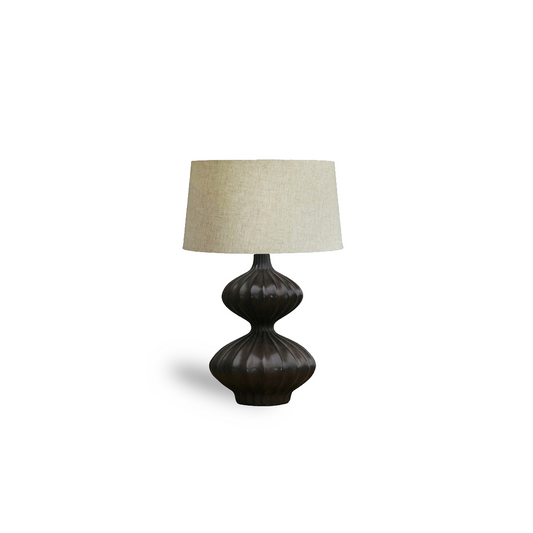 Lounge Lamp Cycad | Brown 48cm Excl Shade