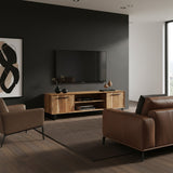 2 Door TV & Plasma Stand | Natural 180x40x50