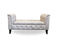 Load image into Gallery viewer, High Side Ottoman | Cream
