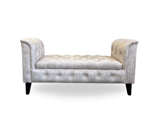 High Side Ottoman | Cream