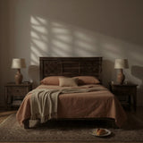 BED SILANG SUPER QUEEN | BROWN HEADBOARD