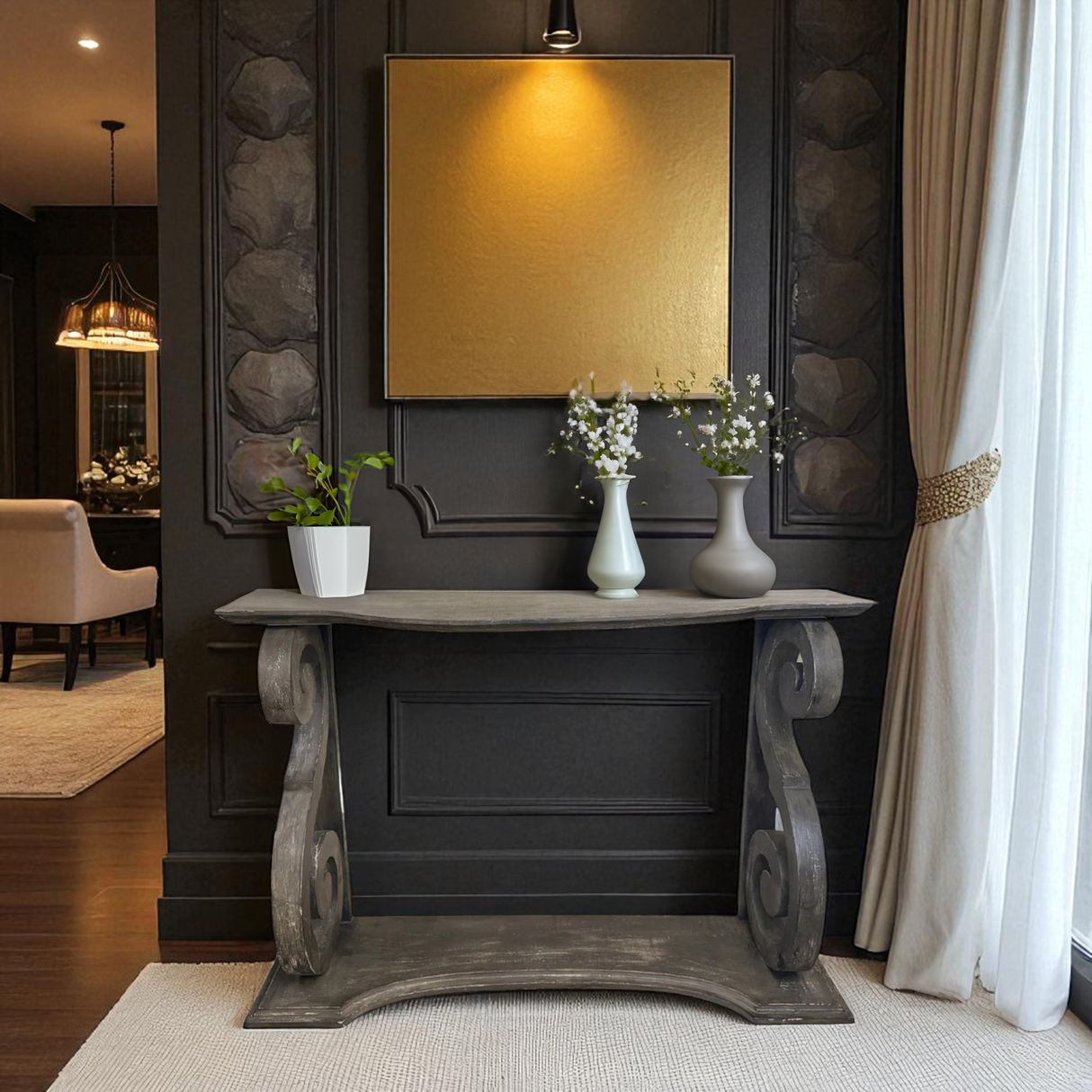 Unique Console | Rustic, Aged