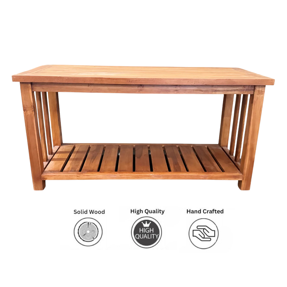 England Coffee Table | 1,2m Natural Teak Wood