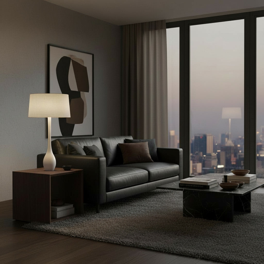 Lounge Lamp Madikwe | White 92cm Excl Shade