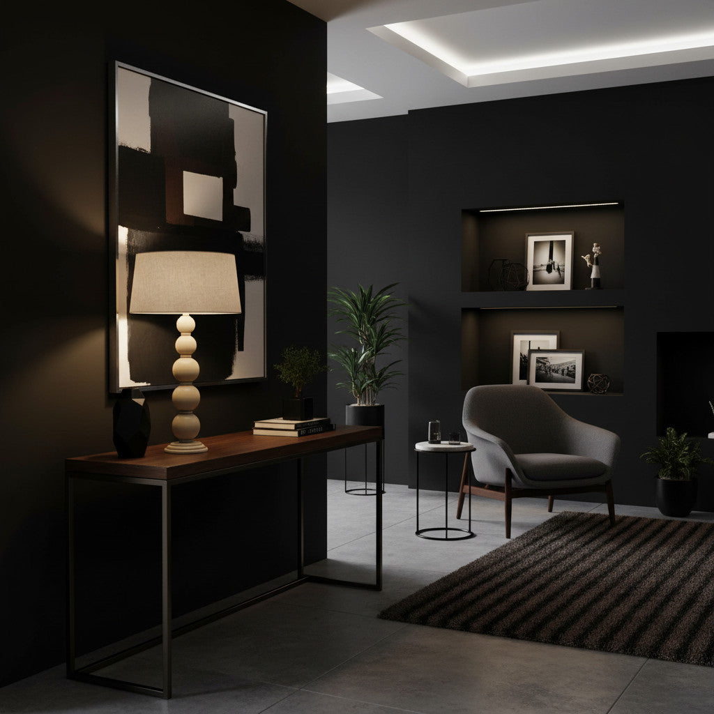 Lounge Lamp Milan Tall | Wild Honey 70cm Excl Shade