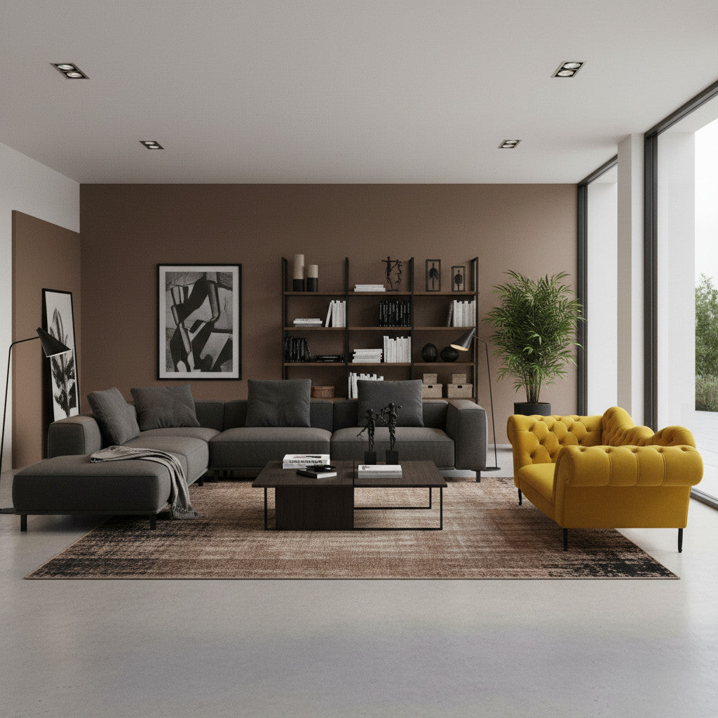 Couch 2 Seater | Mustard