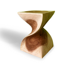 Z Shaped Stool | Natural, Teak