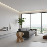 Z Shaped Stool | Natural, Teak