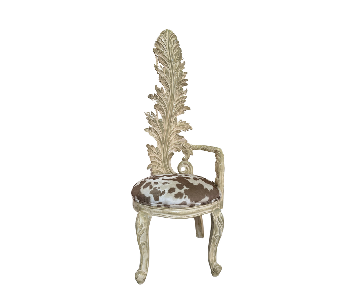 Leaf Chair | Cow Print Left