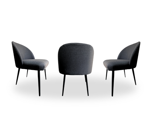 Bucket Dining Chairs | Charcoal