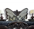 Load image into Gallery viewer, Butterfly Wooden Full Bed | Chinchilla Ebony
